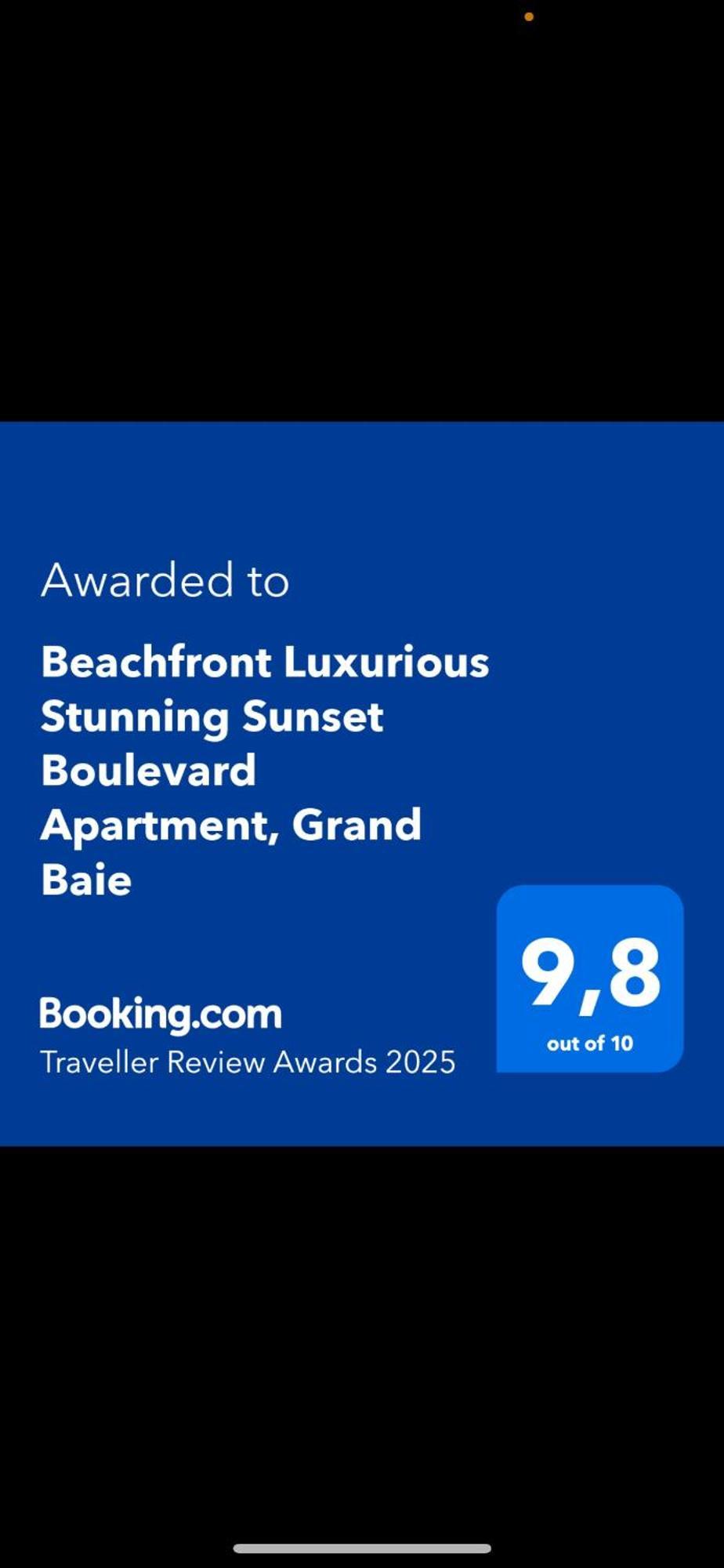 Beachfront Luxurious Stunning Sunset Boulevard Apartment, Grand Bay Buitenkant foto